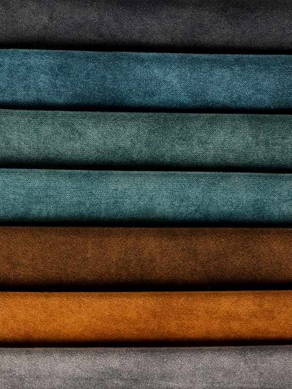 ソファベルベットプリント生地