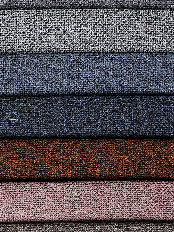 マンダレーソファ織り2色ポリエステルリネン生地