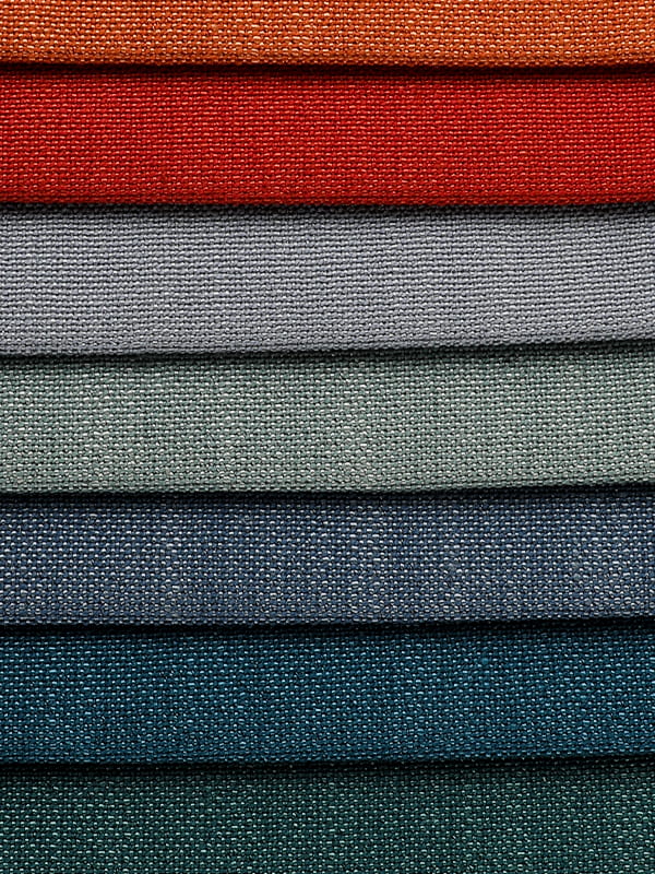 ノーチラス・ソファプレーンポリエステルとリネン生地