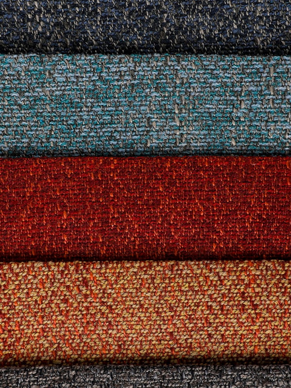 エマオソファポリエステルとリネン生地