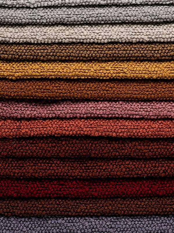 Dinoya Circle Yarnポリエステルとリネンソファ生地