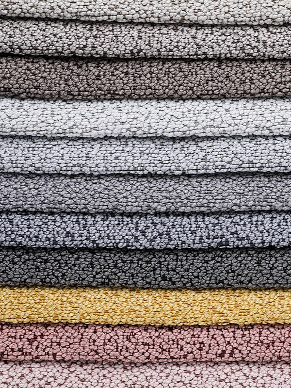 エミリーループヤーンポリエステルとリネンソファ生地