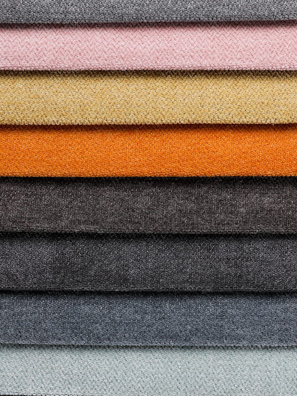 ソファシェニール織物生地