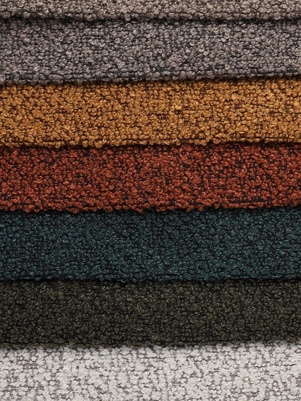 ハイネケンループヤーンポリエステルとリネンソファ生地